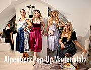 Wiesncountdown: Eröffnung AlpenHerz Pop-Up-Store von Sandra Abt am Marienplatz (26.08.-02.10.2024) ©Foto: ABR-Pictures/Wolfgang Breiteneicher